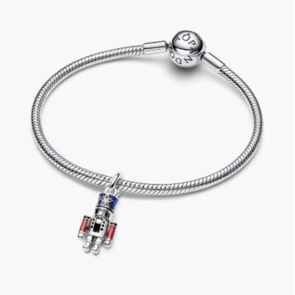 Pandora Moveable Sterling Silver Nutcracker Dangle Charms - Picture 3 of 7